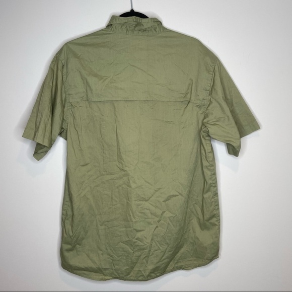 Red Head Brand men’s green button‎ down Sz medium - Picture 4 of 7